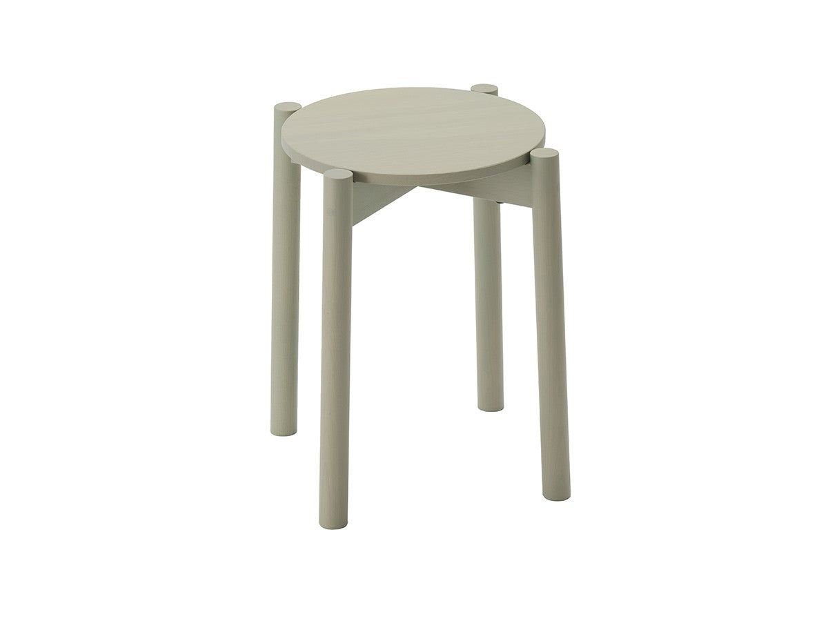 Tabouret Castor Plus vert-de-gris, BIG-GAME pour Karimoku New Standard — vue studio n°20 | Antifer