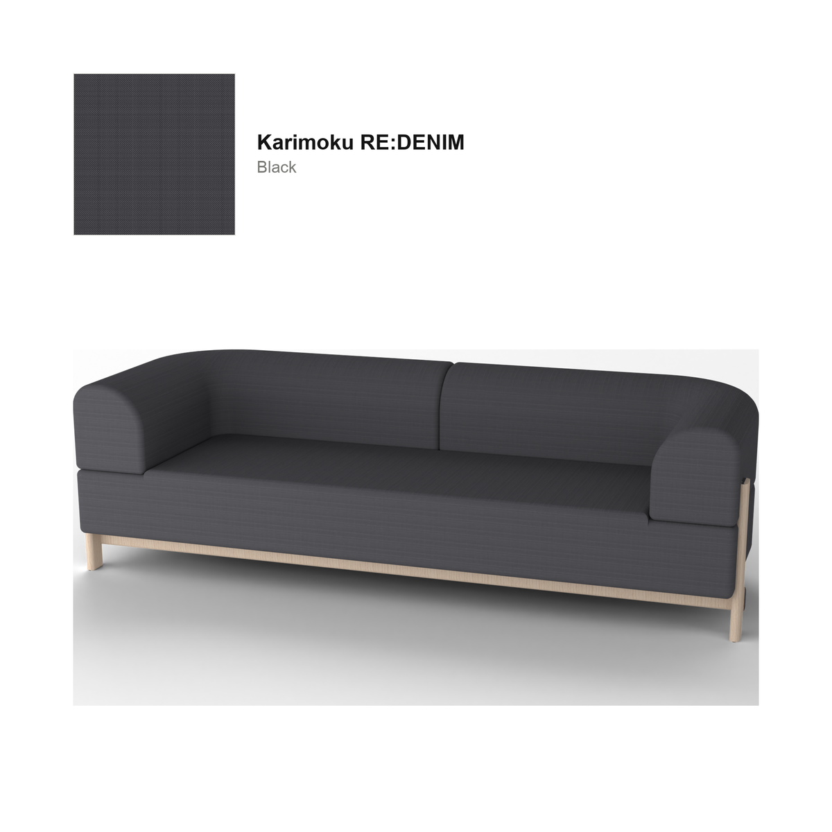 Elephant Sofa 3 places — Karimoku New Standard