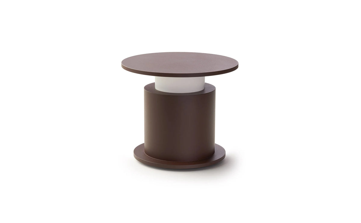 Lampe portable sans fil w241 Faro marron chocolat — vue catalogue — design David Chipperfield Wästberg | Antifer