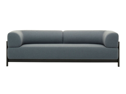 Canapé Elephant 3 places en châtaignier massif et tissu, Christian Haas pour Karimoku New Standard — vue studio n°1 | Antifer