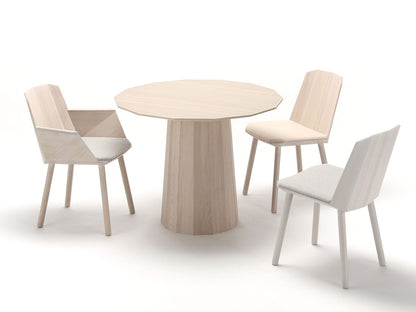 Fauteuil Colour Wood en bois teinté, Scholten & Baijings pour Karimoku New Standard — vue studio n°4 | Antifer