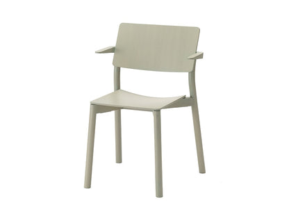 Fauteuil Panorama en bois massif, Geckeler Michels pour Karimoku New Standard — vue studio n°5 | Antifer