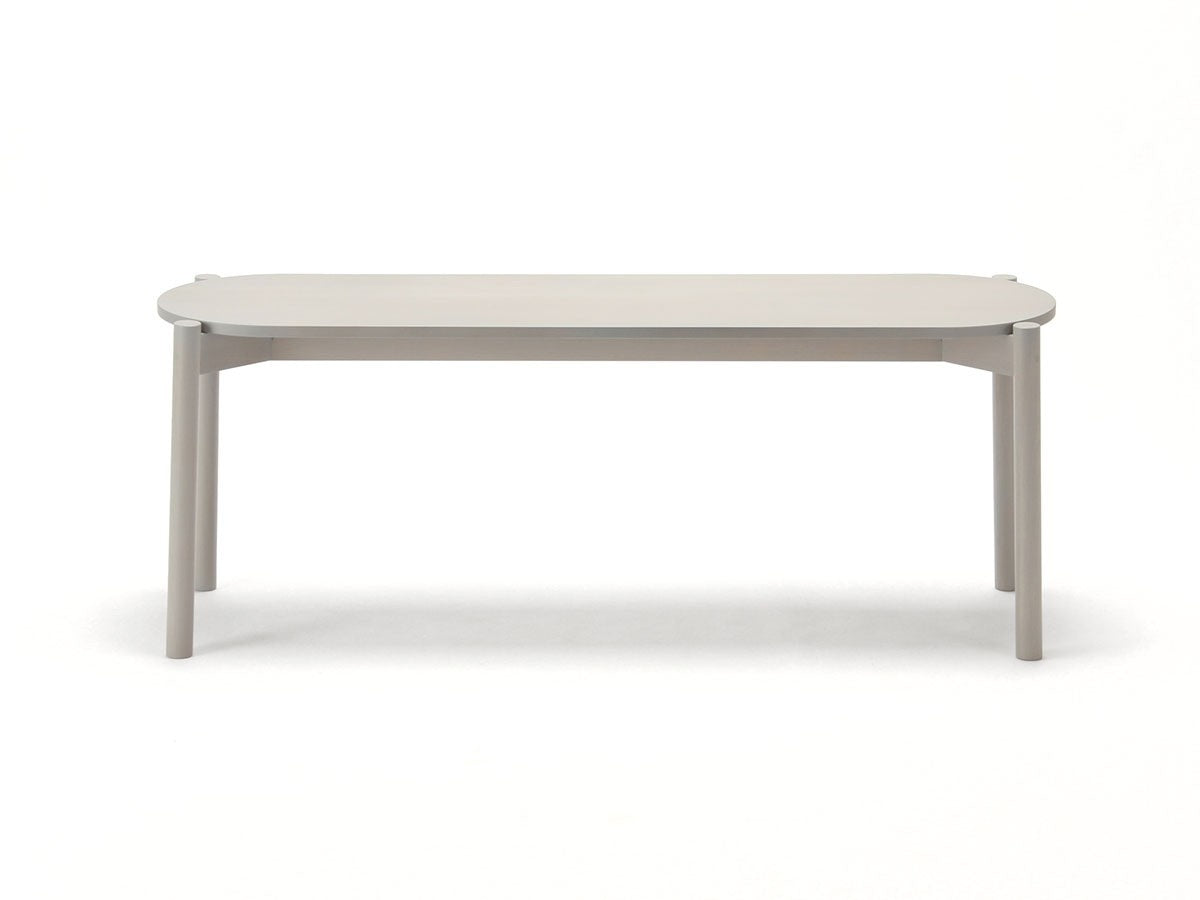 Banc de table Castor en chêne massif, BIG-GAME pour Karimoku New Standard — vue studio n°6 | Antifer