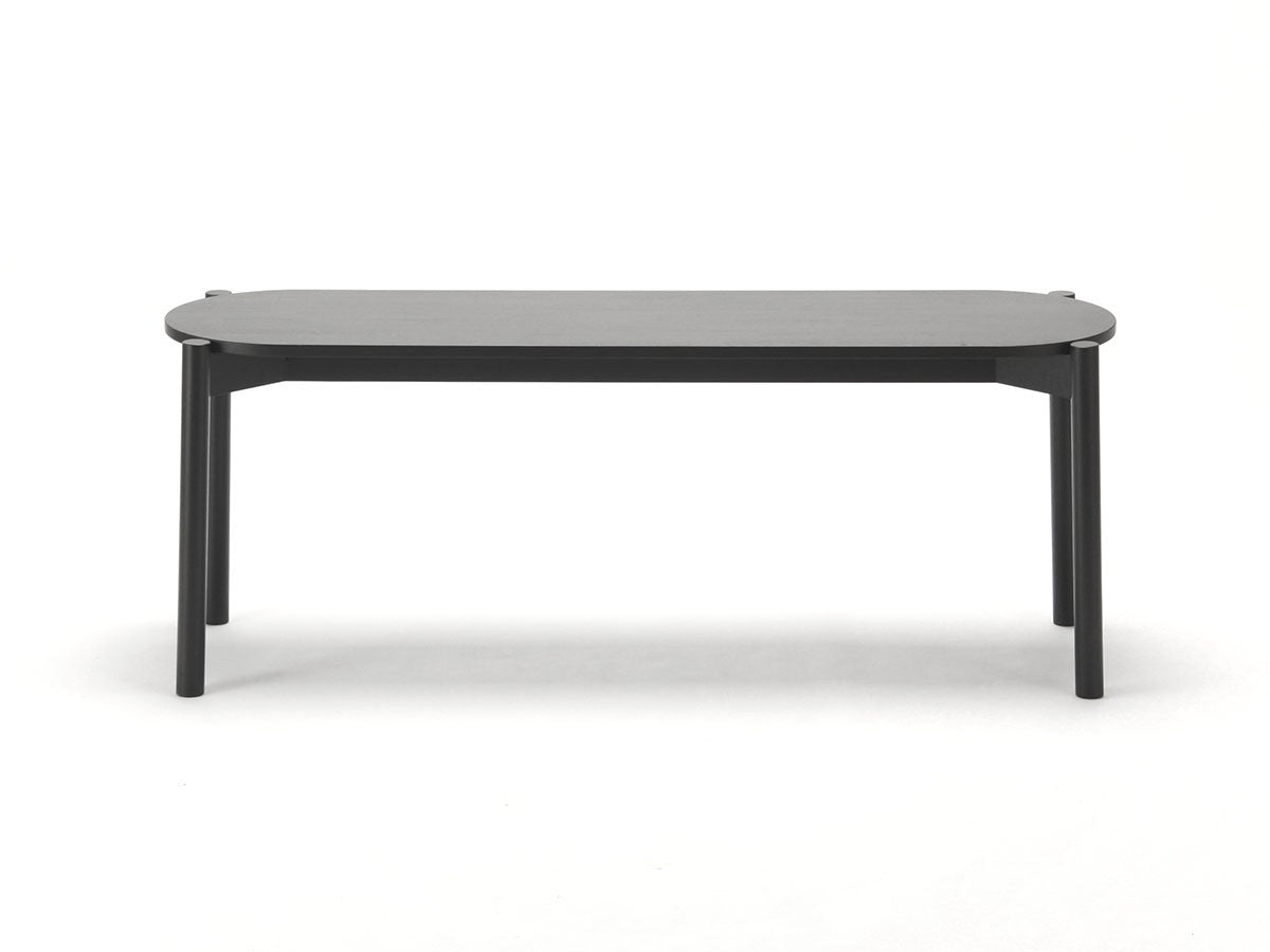 Banc de table Castor en chêne massif, BIG-GAME pour Karimoku New Standard — vue studio n°10 | Antifer