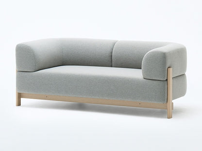 Méridienne Elephant droite en châtaignier massif et tissu, Christian Haas pour Karimoku New Standard — vue studio n°13 | Antifer