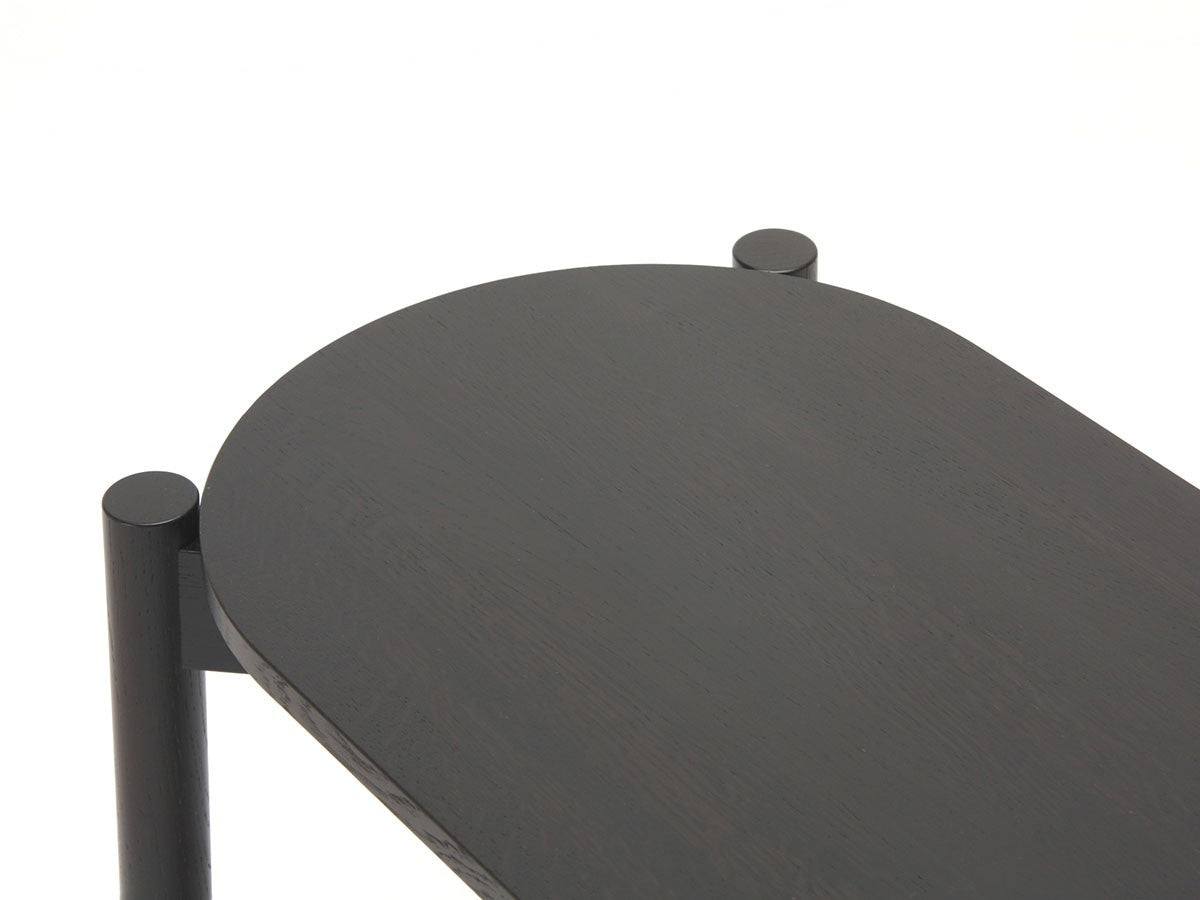 Banc de table Castor en chêne massif, BIG-GAME pour Karimoku New Standard — vue studio n°16 | Antifer