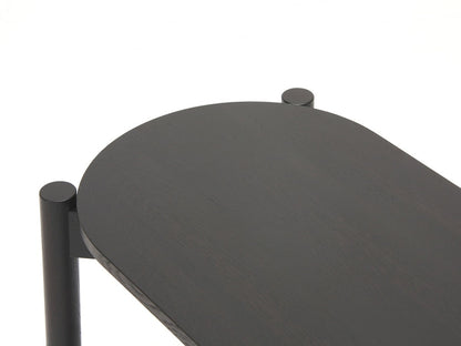 Banc de table Castor en chêne massif, BIG-GAME pour Karimoku New Standard — vue studio n°16 | Antifer