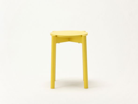 Tabouret Castor Plus jaune, BIG-GAME pour Karimoku New Standard — vue studio n°20 | Antifer