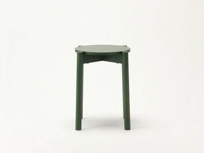 Tabouret Castor Plus vert foncé, BIG-GAME — vue studio de trois quarts n°19 | Antifer