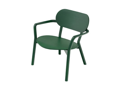 Fauteuil bas Castor finition Moss Green, BIG-GAME pour Karimoku New Standard — vue studio n°11 | Antifer