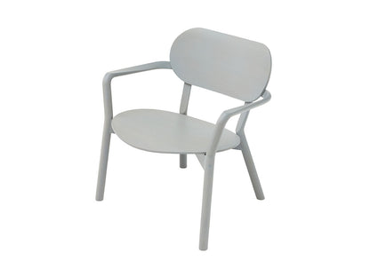 Fauteuil bas Castor finition Grain Gray, BIG-GAME pour Karimoku New Standard — vue studio n°9 | Antifer
