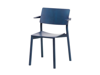 Fauteuil Panorama finition Indigo Blue, Geckeler Michels pour Karimoku New Standard — vue studio n°42 | Antifer