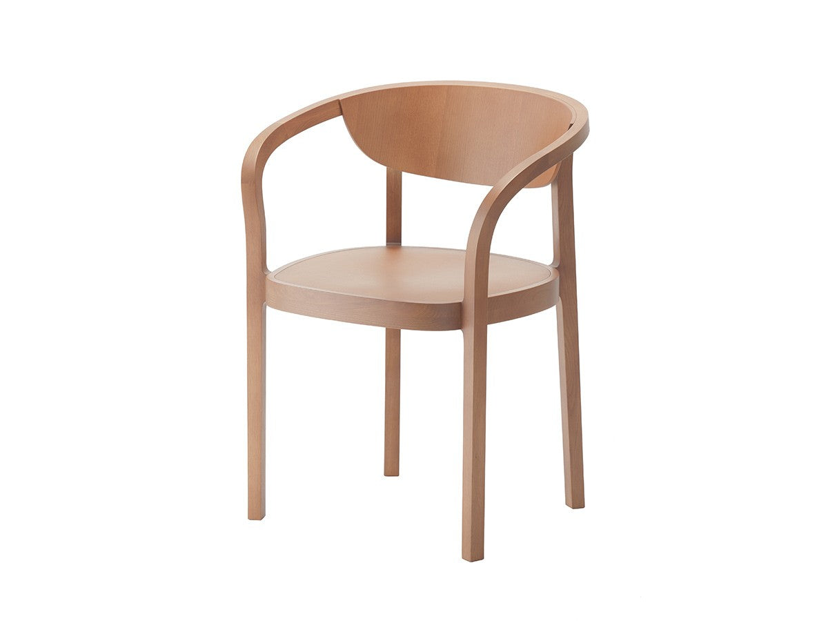 Chaise Chesa terracotta, Jörg Boner pour Karimoku New Standard — vue studio n°23 | Antifer