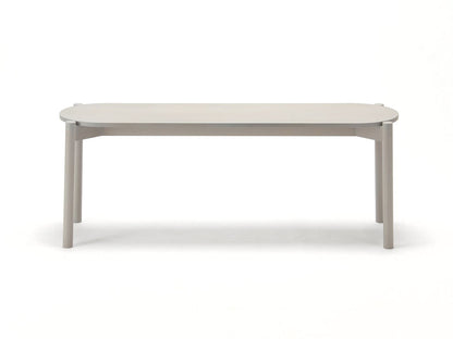 Banc de table Castor gris clair, BIG-GAME — vue studio de face n°24 | Antifer