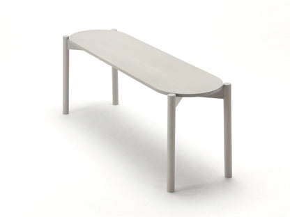 Banc de table Castor gris clair, BIG-GAME — vue studio de trois quarts n°25 | Antifer