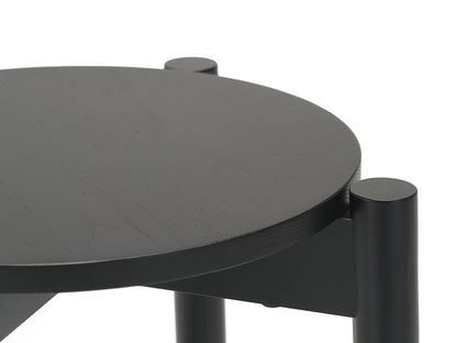 Tabouret Castor Plus — détail de l'assise ronde noire et de son chant | Antifer
