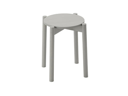Tabouret Castor Plus gris clair, BIG-GAME pour Karimoku New Standard — vue studio n°2 | Antifer