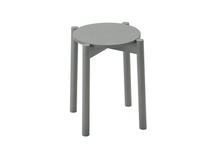 Tabouret Castor Plus gris acier, BIG-GAME pour Karimoku New Standard — vue studio n°7 | Antifer