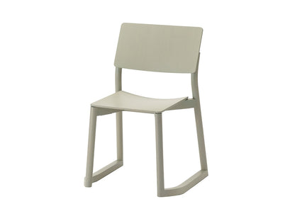 Chaise Panorama à patins finition Gray Green, Geckeler Michels pour Karimoku New Standard — vue studio n°33 | Antifer