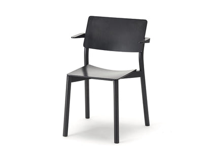Fauteuil Panorama en bois massif, Geckeler Michels pour Karimoku New Standard — vue studio n°21 | Antifer