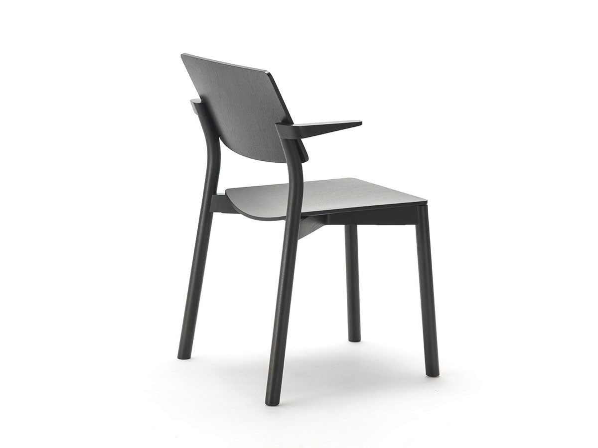 Fauteuil Panorama en bois massif, Geckeler Michels pour Karimoku New Standard — vue studio n°23 | Antifer