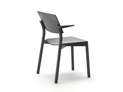 Fauteuil Panorama en bois massif, Geckeler Michels pour Karimoku New Standard — vue studio n°23 | Antifer