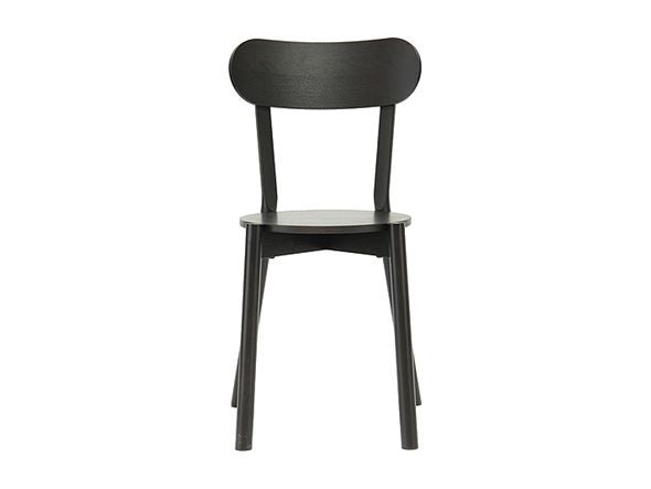 Chaise Castor noire, BIG-GAME pour Karimoku New Standard — vue studio de face n°36 | Antifer