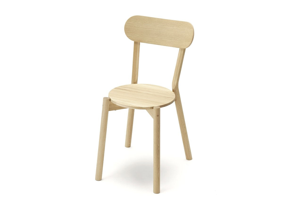 Chaise Castor en chêne, BIG-GAME — vue studio de face n°39 | Antifer