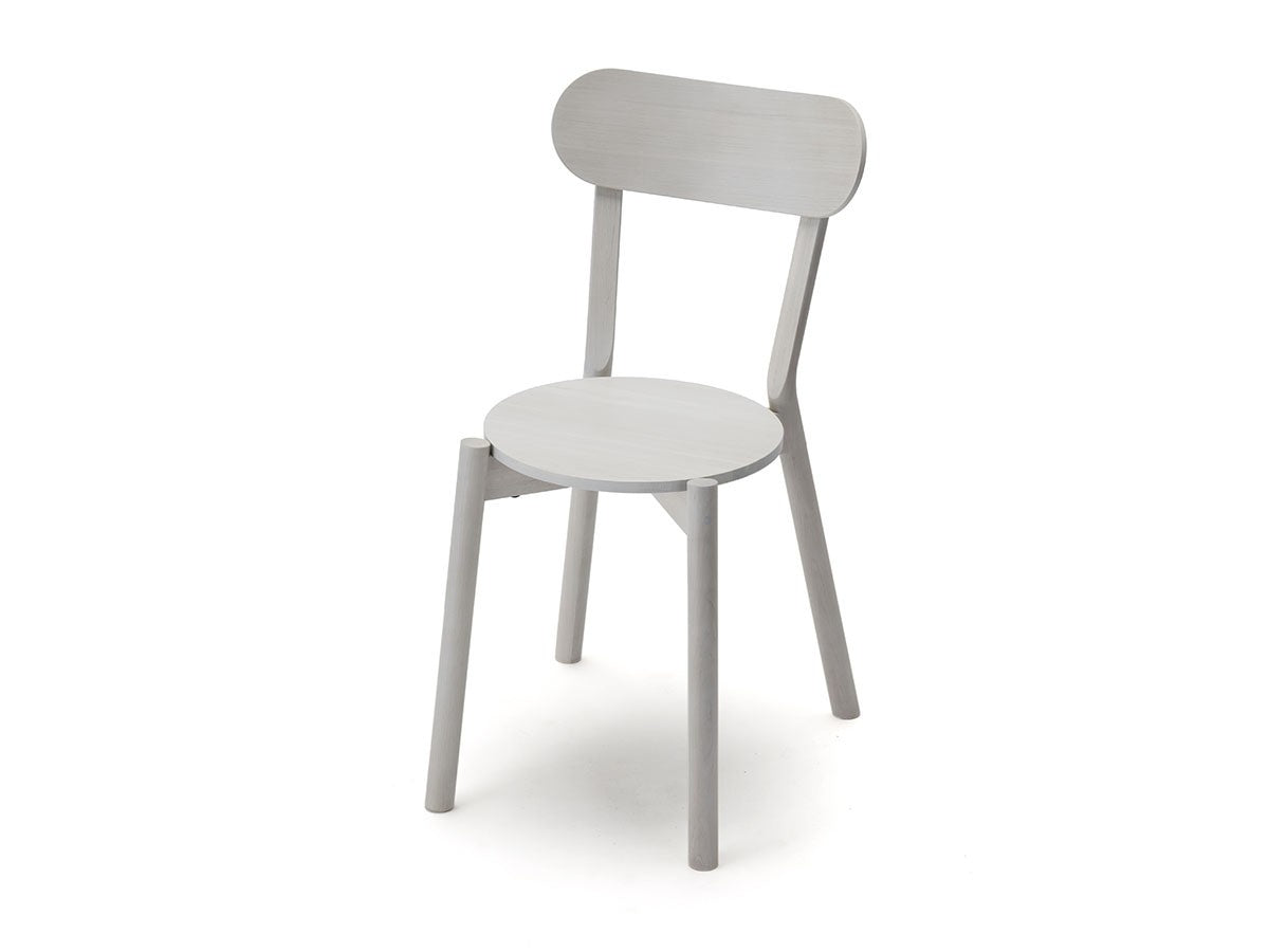 Chaise Castor grise, BIG-GAME — vue studio de trois quarts n°41 | Antifer