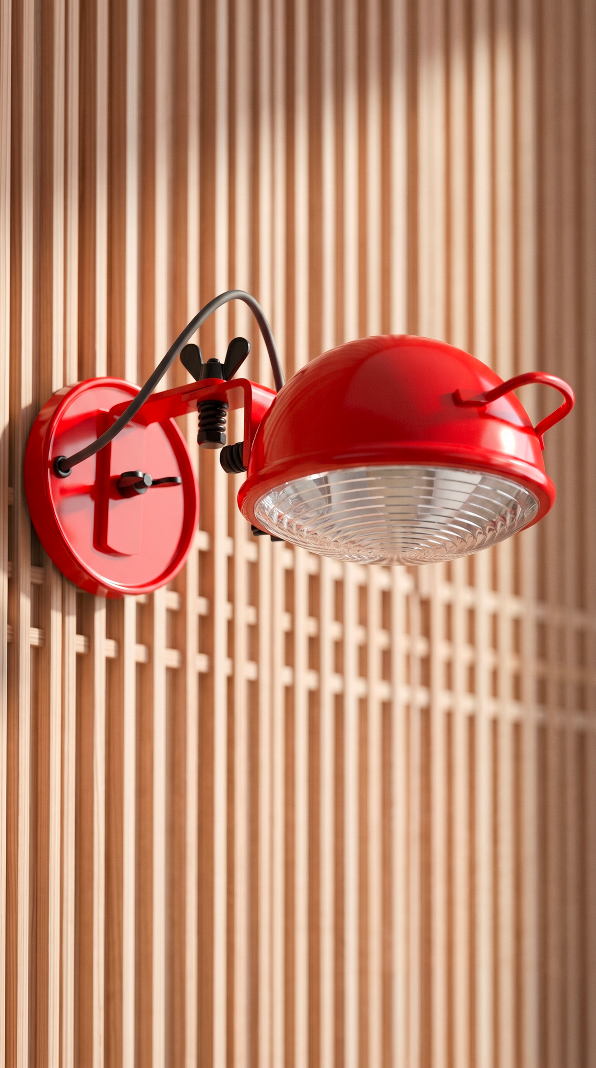 Jeep lamp in profile