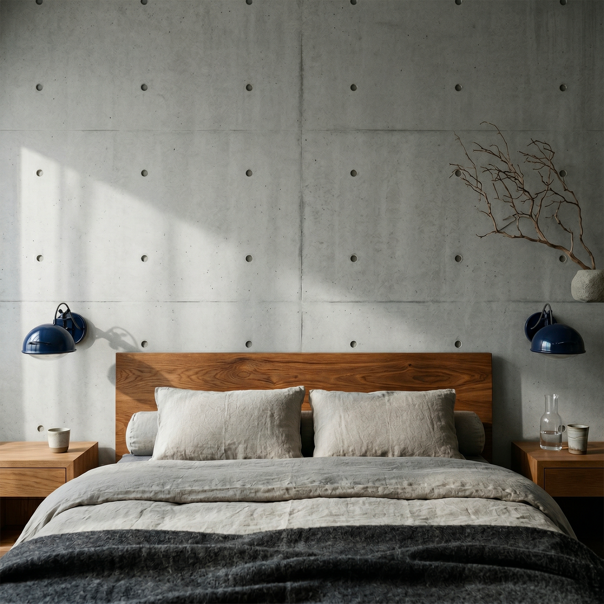 Applique Jeep bleu dans une chambre, design Cesare Leonardi & Franca Stagi | Antifer