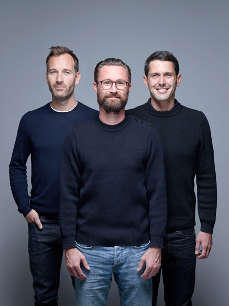 Portrait du studio Big-Game — Augustin Scott de Martinville, Elric Petit et Grégoire Jeanmonod, designers du Camarade | Antifer