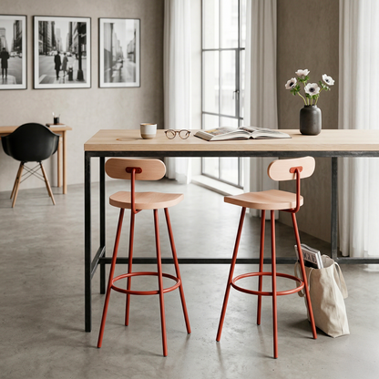 Tabouret Camarade Big-Game - détail bois | Antifer