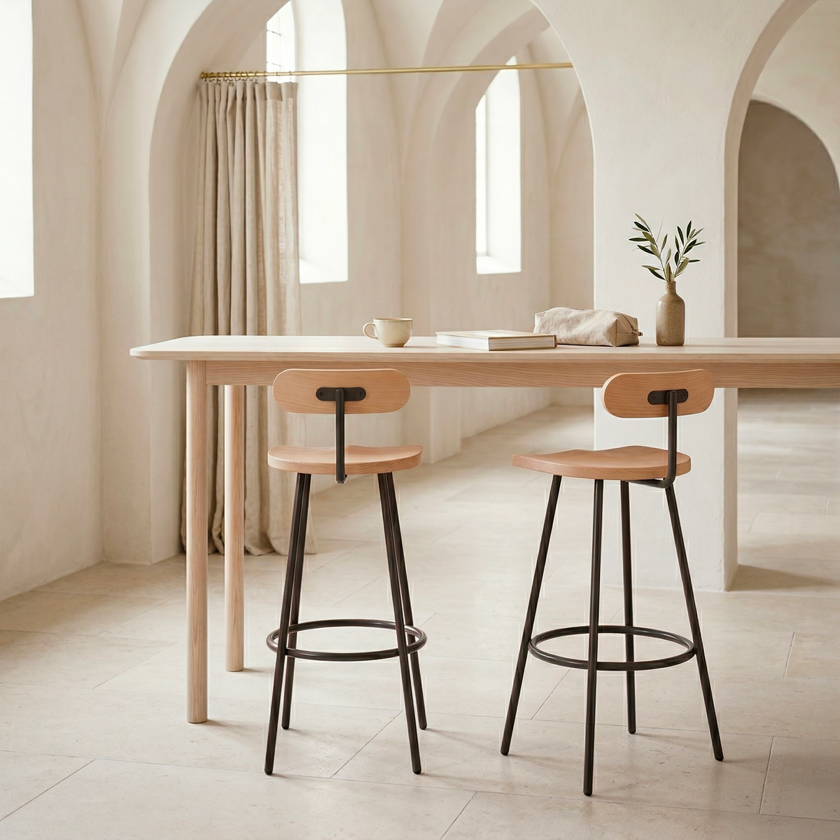 Tabouret de bar Camarade Big-Game - vue arrière | Antifer