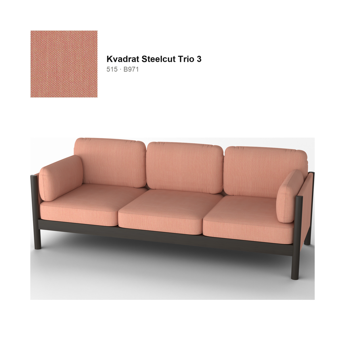 Castor Lobby Sofa Plus 3-Seater — Karimoku New Standard