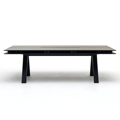 Bureau Spectrum DT 240 finition Grain Matt Black, Geckeler Michels pour Karimoku New Standard — vue studio n°7 | Antifer