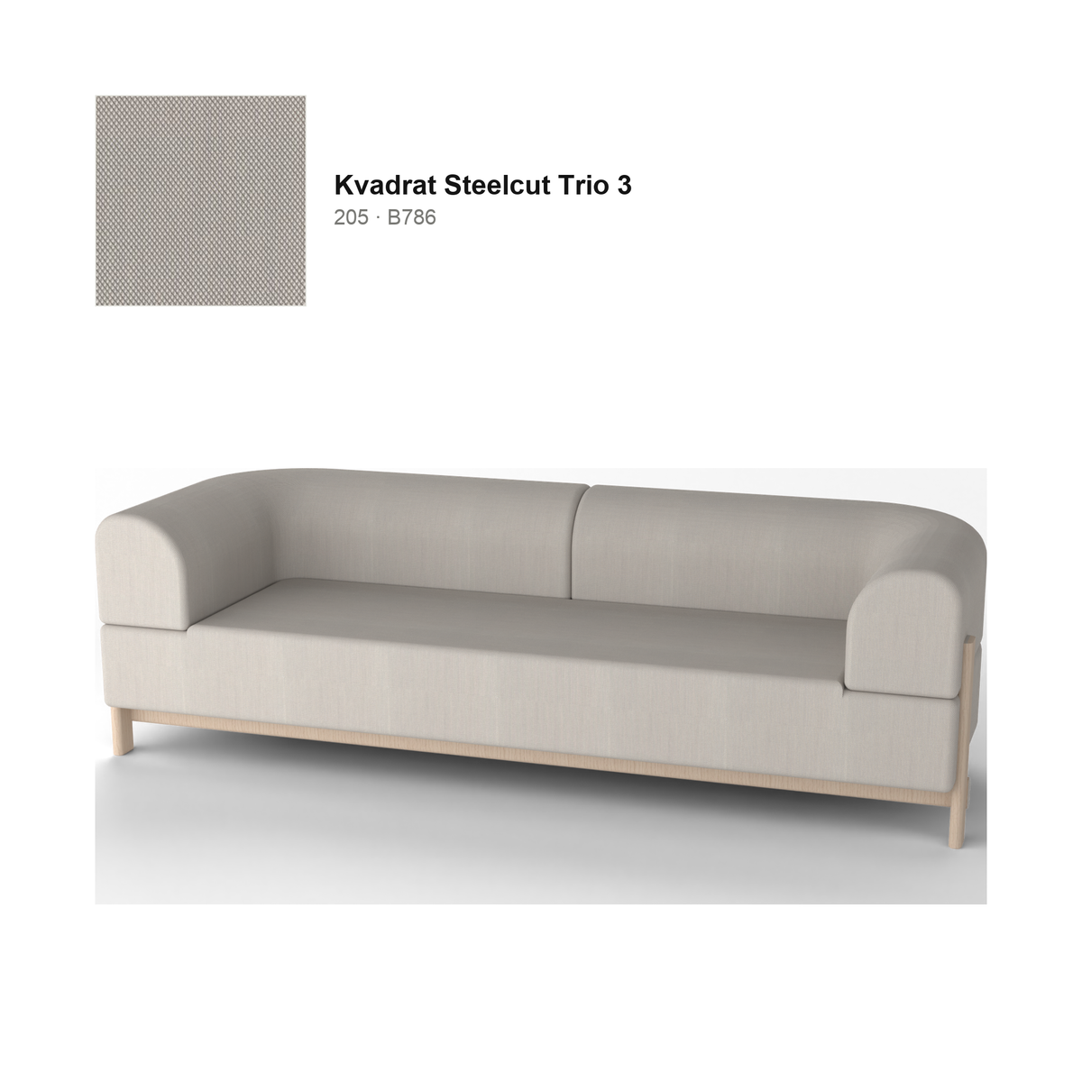 Elephant Sofa 3 places — Karimoku New Standard
