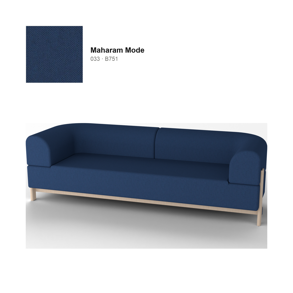 Elephant Sofa 3 places — Karimoku New Standard