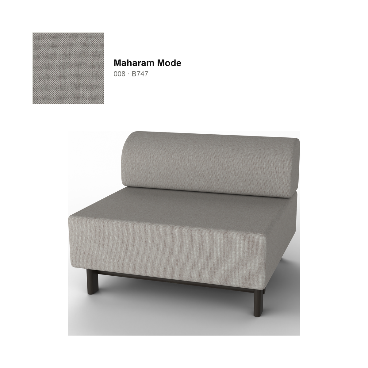 Elephant Sofa 1 place Bench — Karimoku New Standard