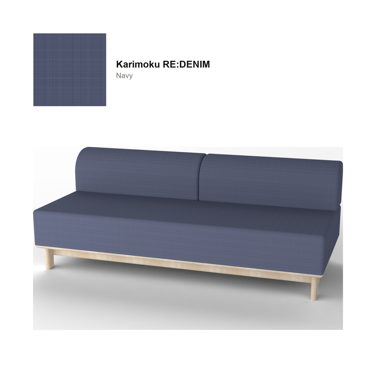 Elephant Sofa 3 places Bench — Karimoku New Standard