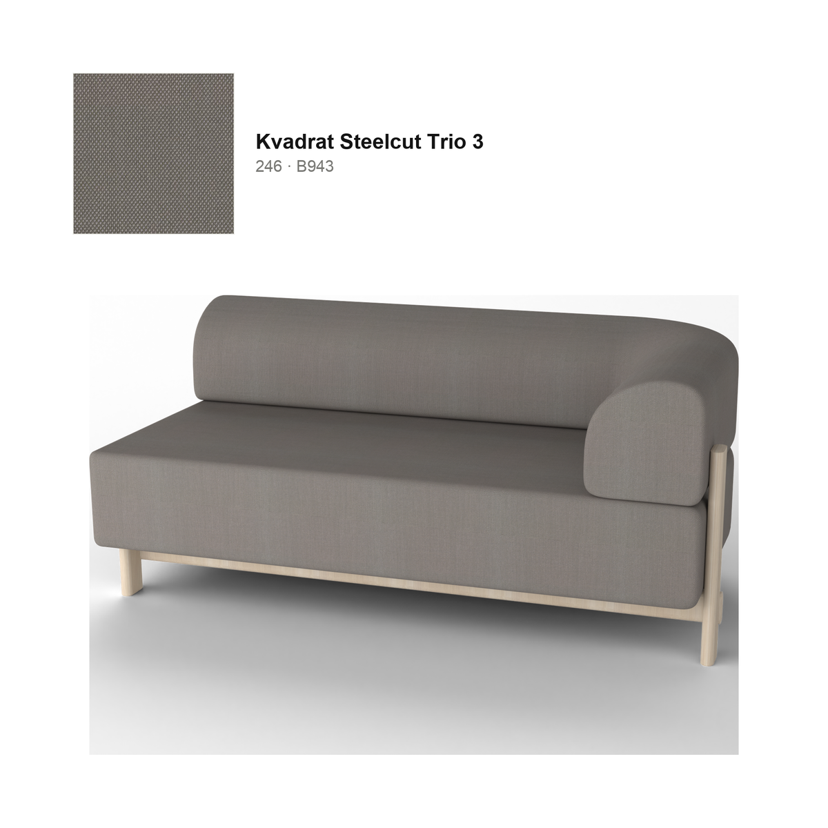 Elephant Sofa 2 places d'angle Gauche— Karimoku New Standard