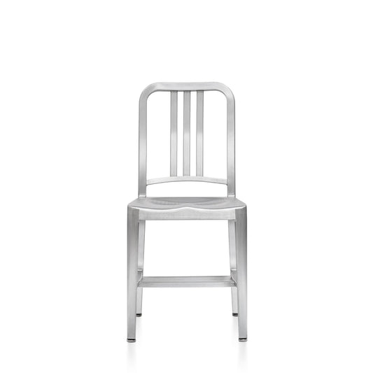 Emeco 1006 Navy Chair aluminium brossé vue catalogue — chaise iconique | Antifer