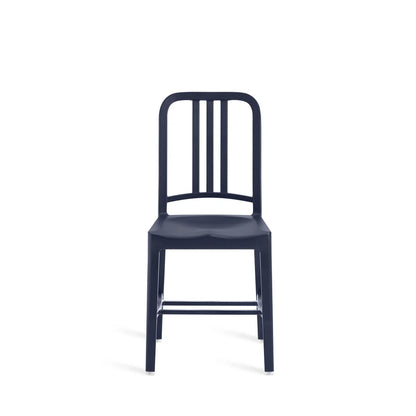 Emeco 111 Navy Chair in a restaurant setting — recycled PET, stackable | Antifer