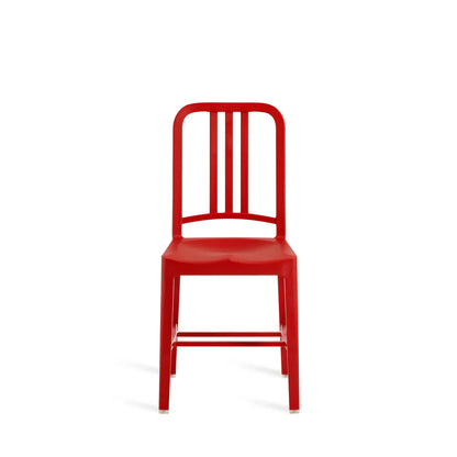 Emeco 111 Navy Chairs stacked — recycled PET, compact storage | Antifer