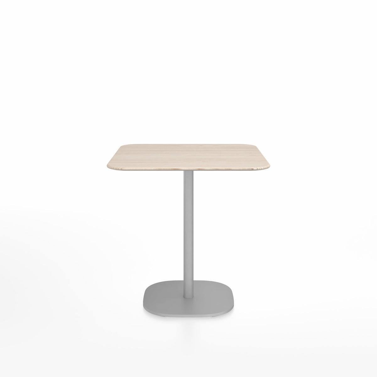 Table café Emeco 2 Inch base plate, plateau frêne
