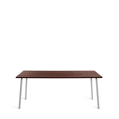 Table Run Emeco 183 cm noyer massif et aluminium — vue catalogue — design Sam Hecht & Kim Colin | Antifer