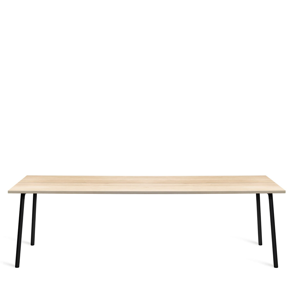 Table Emeco Run 244cm — Accoya, cadre noir