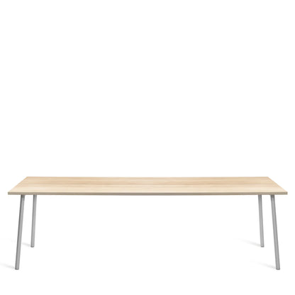 Table de repas Run Emeco 244 cm plateau accoya pour extérieur — design Sam Hecht & Kim Colin | Antifer
