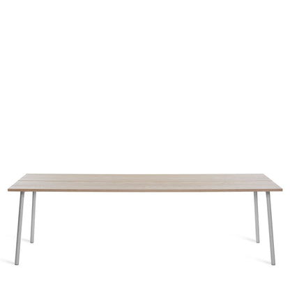 Table Run Emeco 244 cm frêne massif et aluminium — vue catalogue — design Sam Hecht & Kim Colin | Antifer