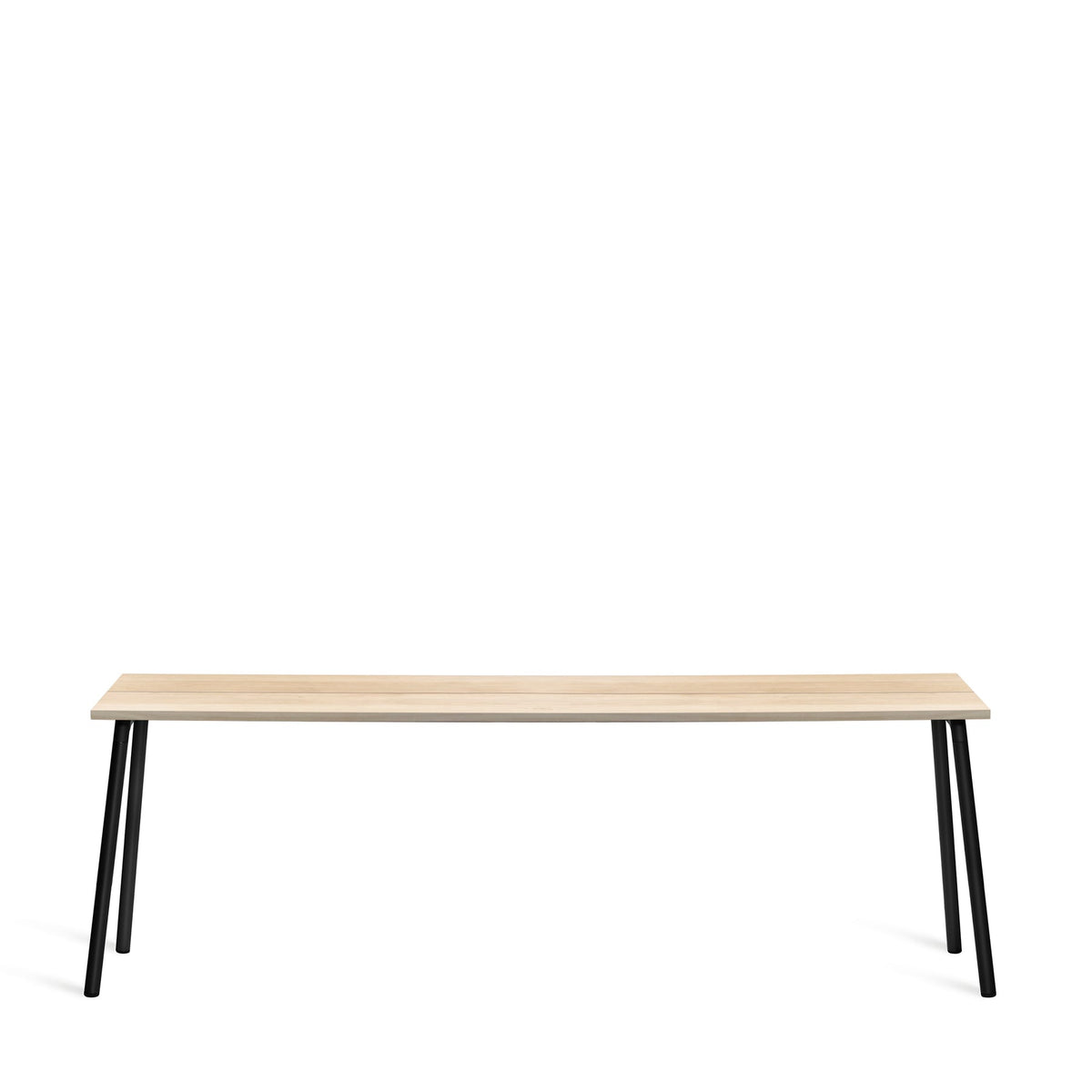 Run Side Table 229cm — Accoya, cadre noir